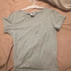 Princess Polly Cropped Gray T-Shirt